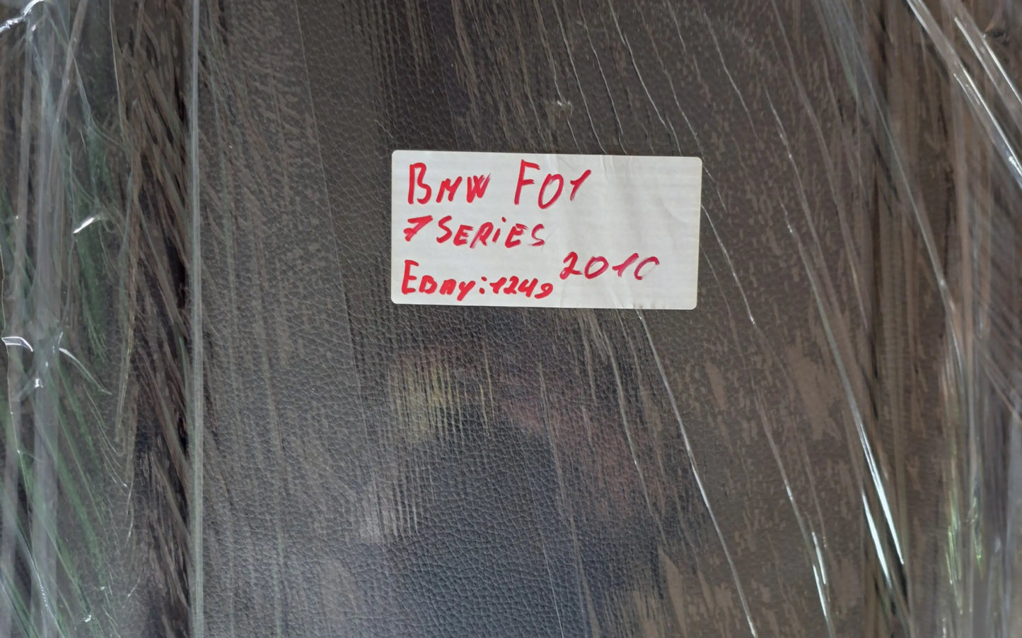 BMW F01 7-Series Black Leather Rear Seats