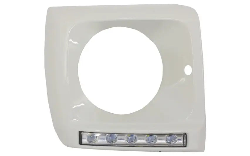 Mercedes-Benz G-Class W463 (1989-2012) G65 Design Headlights Covers White - headlight
