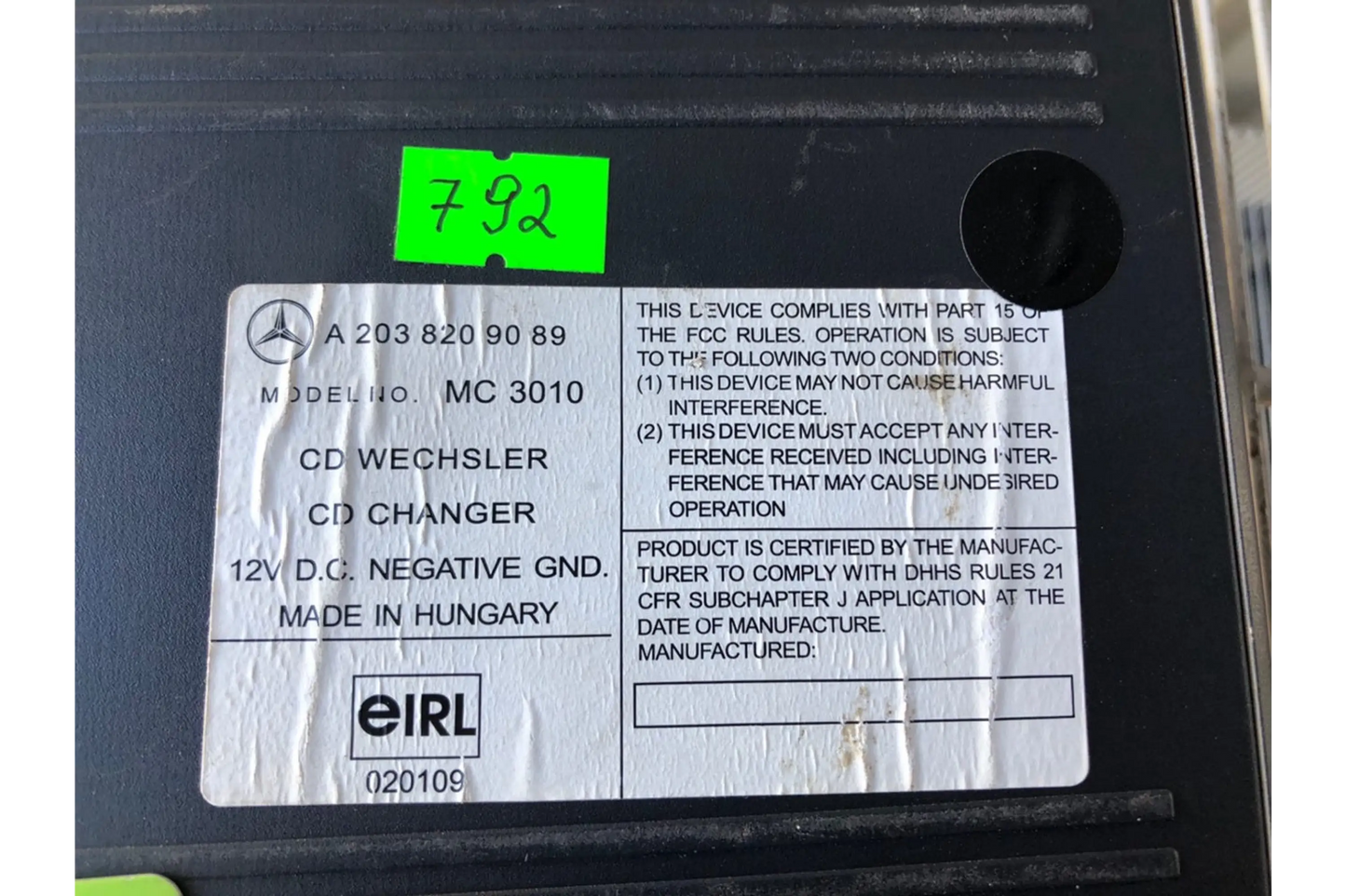 Mercedes-Benz G-Class W463 CD Changer