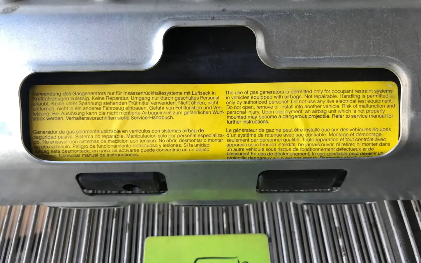 Mercedes-Benz G-Class W463 Passenger Airbag