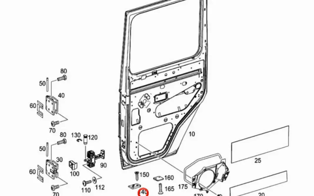 Mercedes-Benz G-Class W463 Stainlees Steel Door ramp plate - door ramp plate