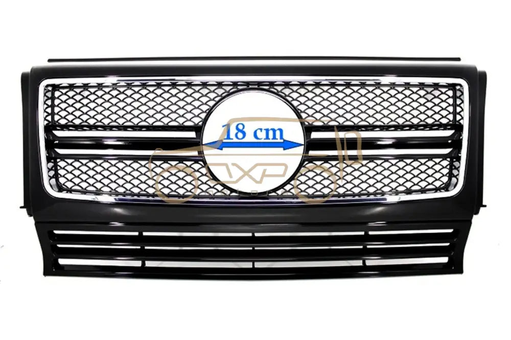 Mercedes G-Class W463 (1990-2012) G65 Design Piano Black Chrome Frame
