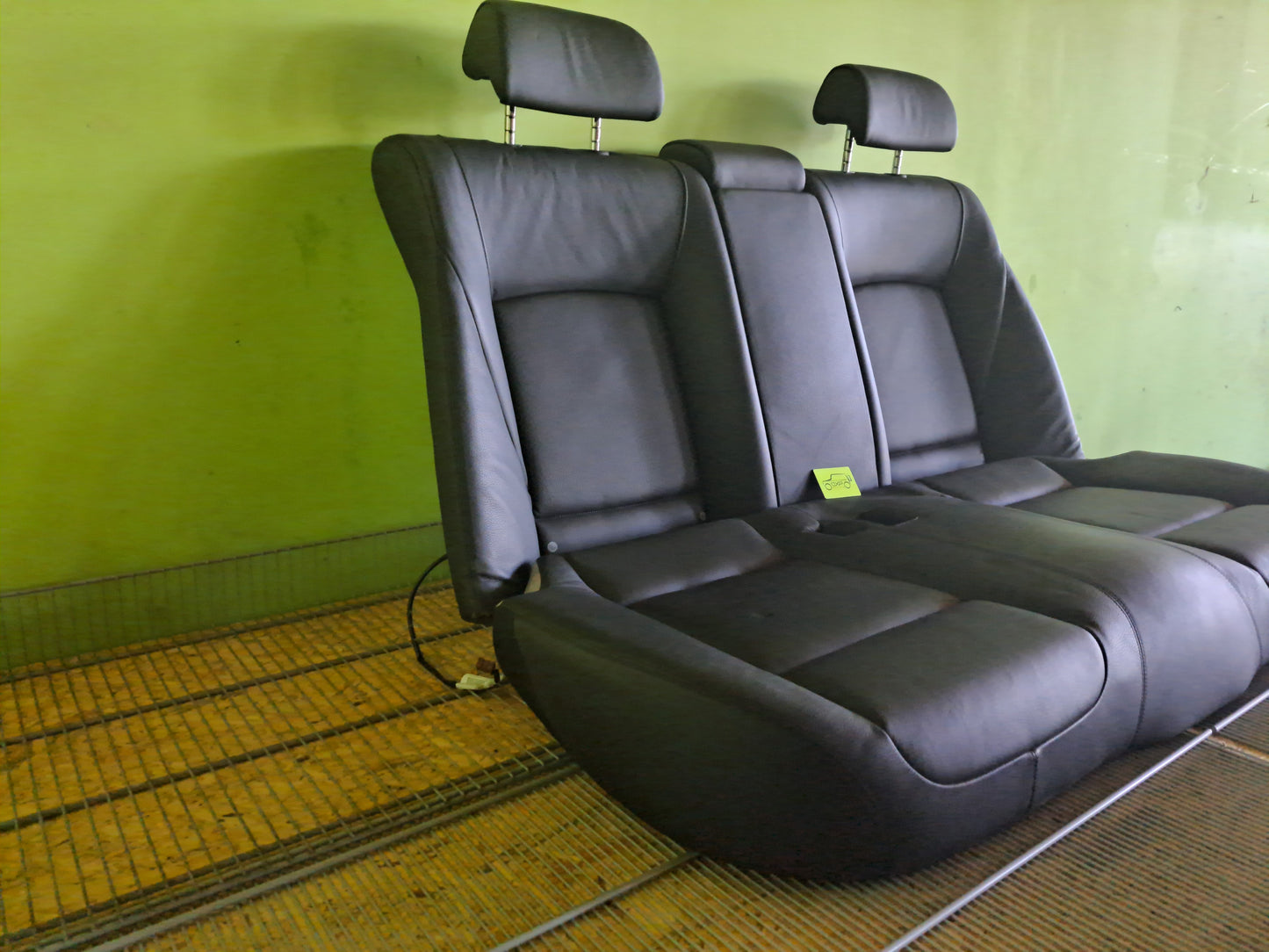 BMW F01 7-Series Black Leather Rear Seats