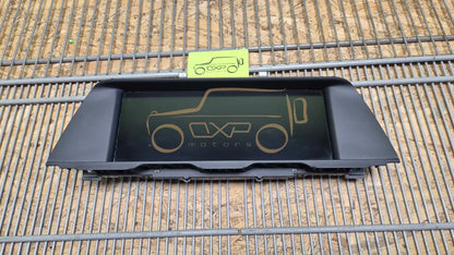 BMW F07 GT Display screen navigation - screen navigation