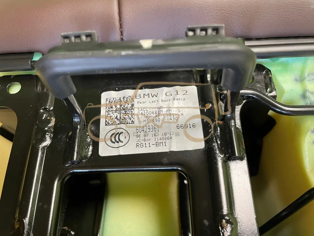 BMW G11 G12 (7 Series) Brown rear seat - Rear seat