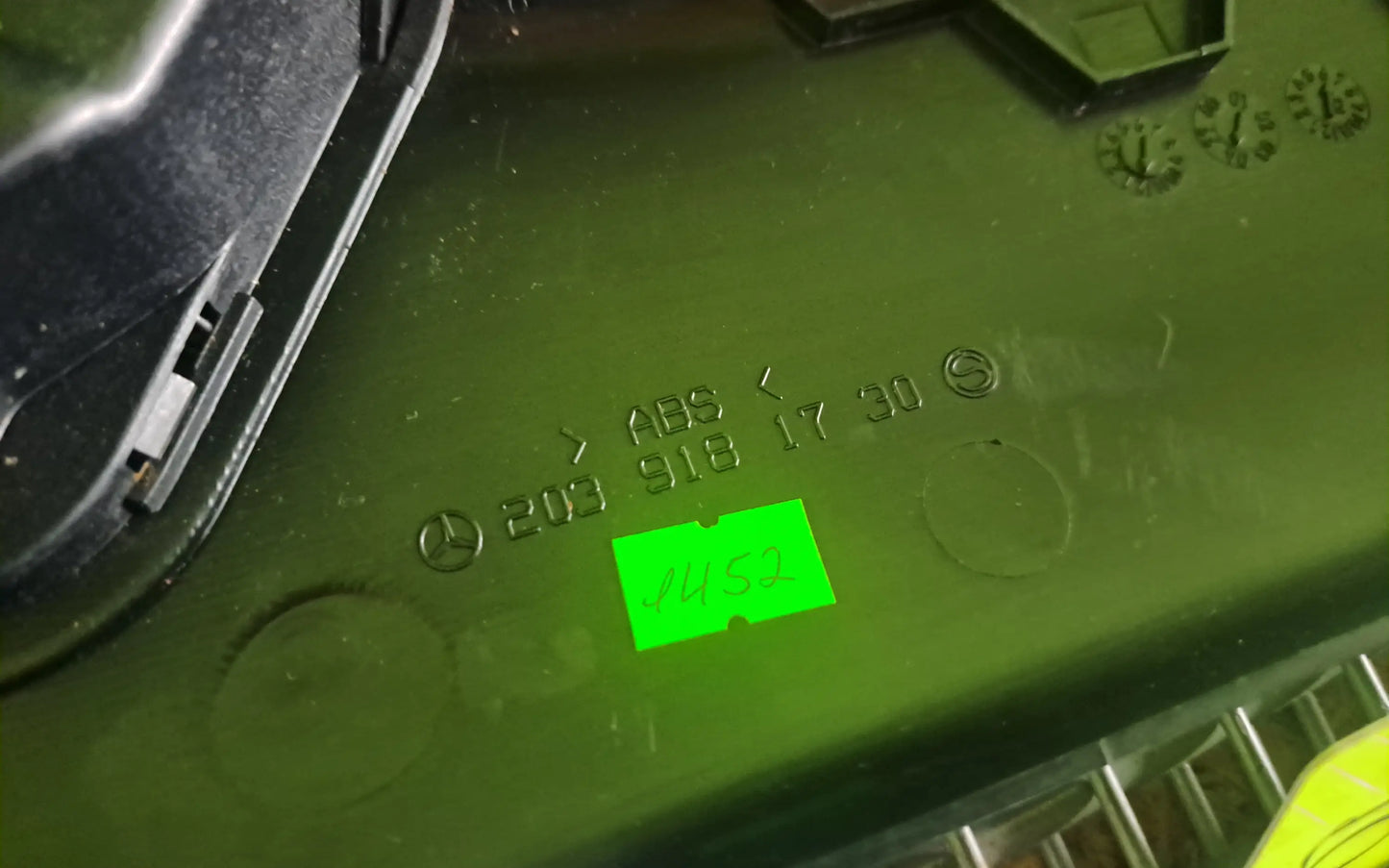 Mercedes-Benz C-Class W203 Front left seat adjustment cover - seat adjustment