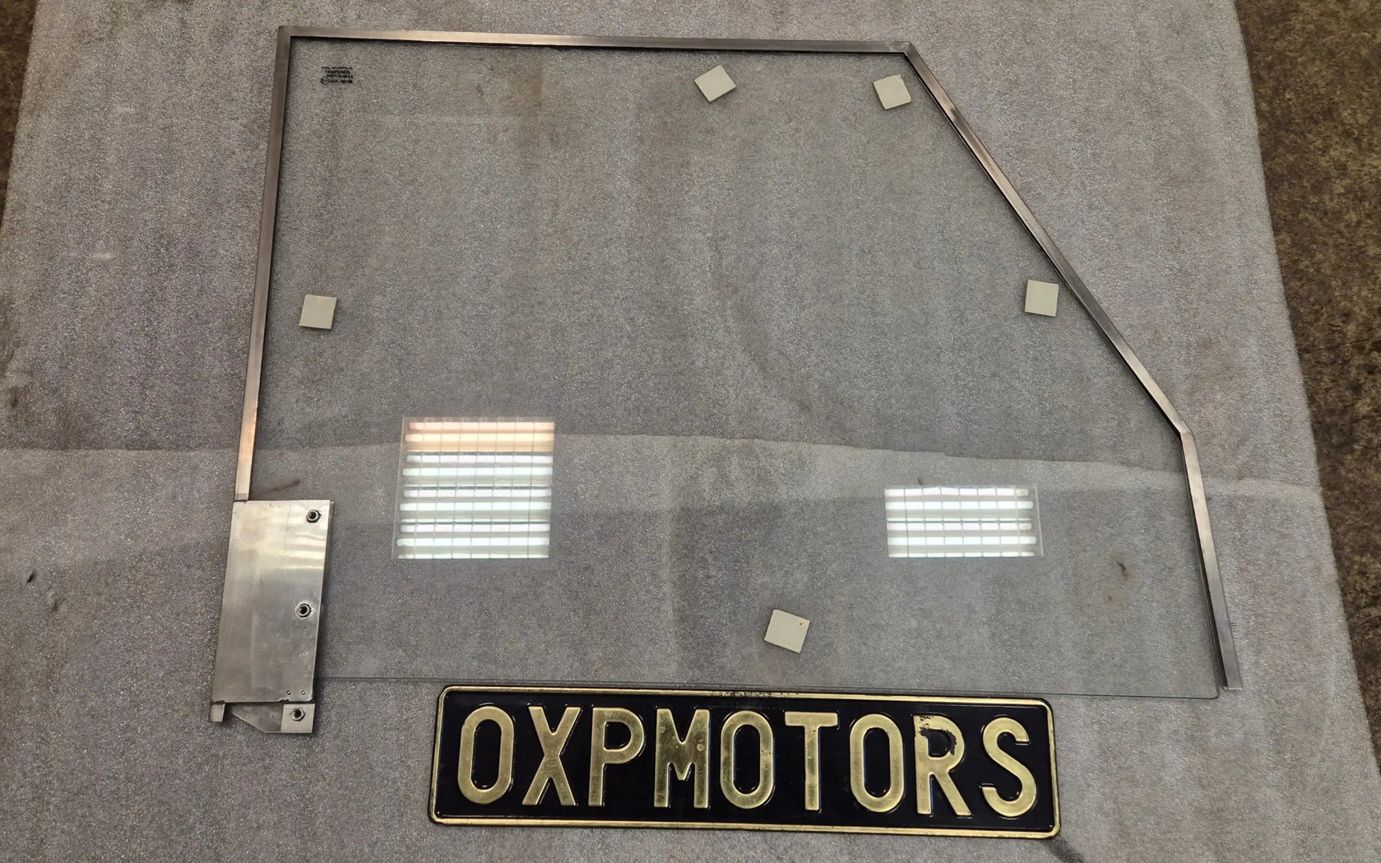 Mercedes-Benz G-Class W461 Wolf Stainlees steel door window frame - Left / With Window / Silver - door window frame