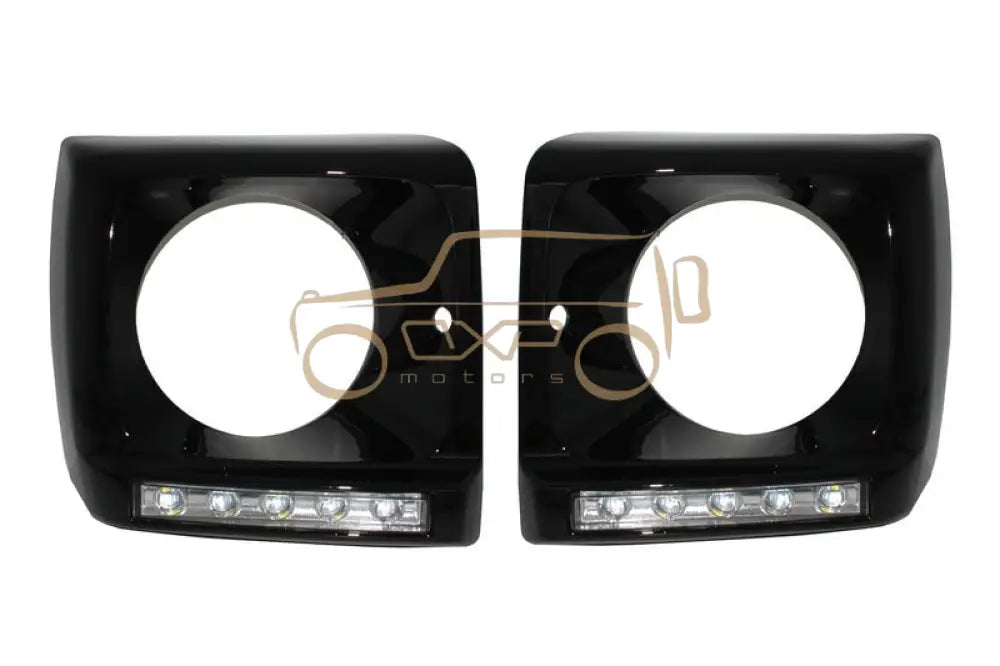 Mercedes-Benz G-Class W463 (1989-2012) Black Headlights Bi-Xenon with covers