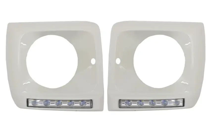 Mercedes-Benz G-Class W463 (1989-2012) G65 Design Headlights Covers White - headlight