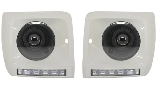 Mercedes-Benz G-Class W463 (1989-2012) Headlights Black Bi-Xenon with covers - headlights