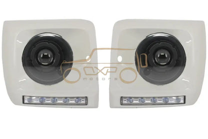 Mercedes-Benz G-Class W463 (1989-2012) Headlights Black Bi-Xenon with covers