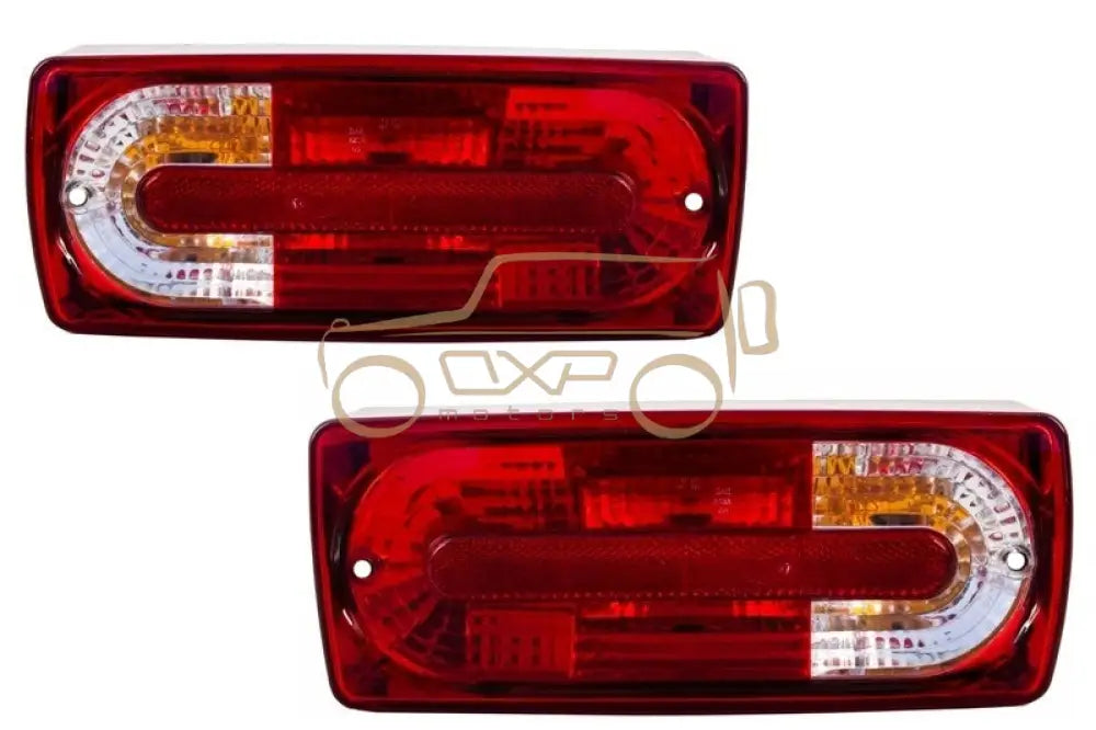 Mercedes-Benz G-class W463 (1989-2015) G55 Design Red Clear Taillights