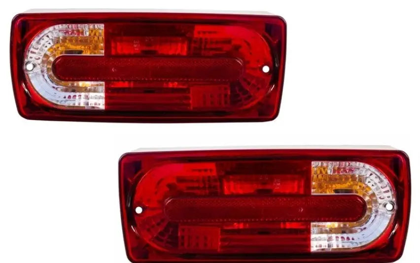 Mercedes-Benz G-class W463 (1989-2015) G55 Design Red Clear Taillights - taillights