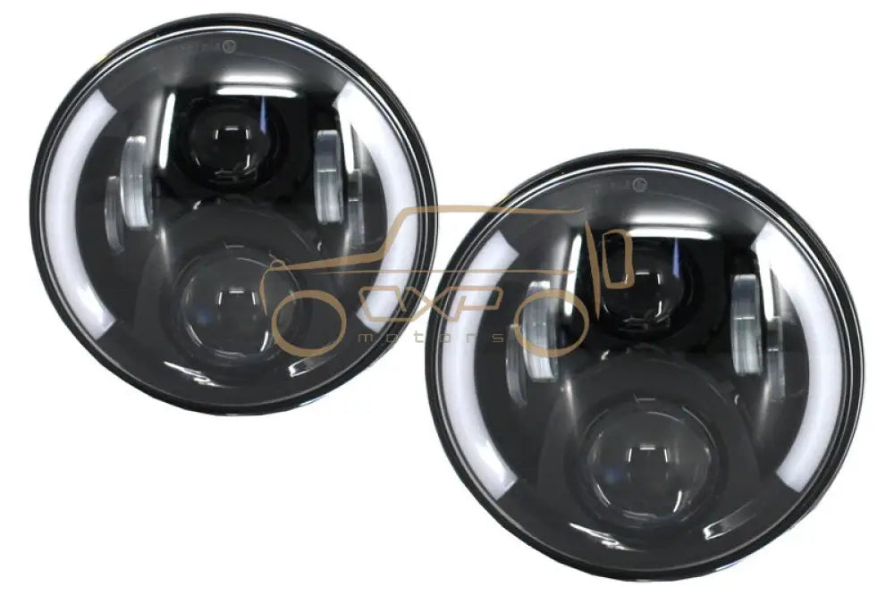 Mercedes-Benz G-Class W463 (1989-2017) Half Halo Black Headlights