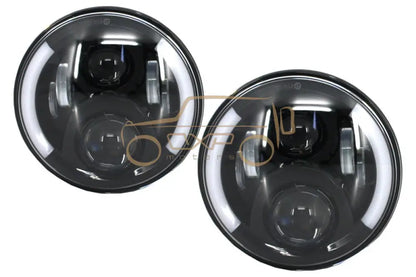 Mercedes-Benz G-Class W463 (1989-2017) Half Halo Black Headlights