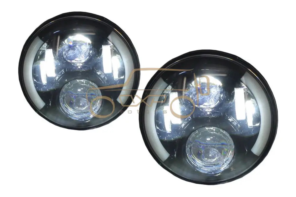 Mercedes-Benz G-Class W463 (1989-2017) Half Halo Black Headlights