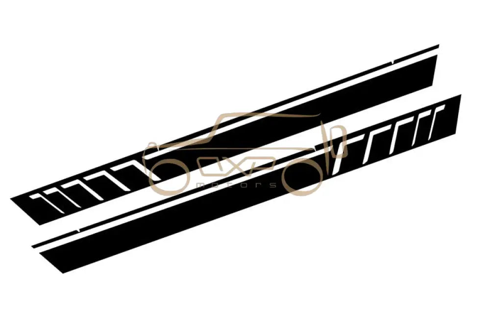 Mercedes-Benz G-class W463 (1989-2017) Side Decals Sticker Vinyl Matte Black