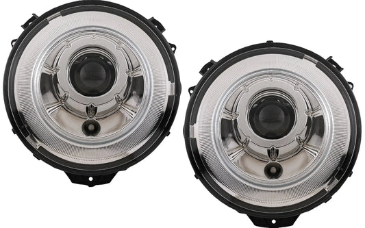 Mercedes-Benz G-Class W463 (2005-2017) Chrome Headlights Bi-Xenon - chrome headlights