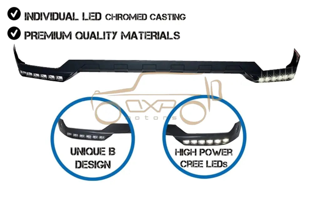 Mercedes-Benz G-Class W463 Front Bumper Spoiler LED DRL Extension