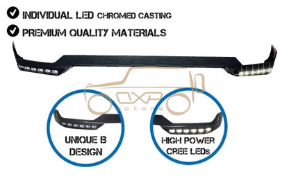 Mercedes-Benz G-Class W463 Front Bumper Spoiler LED DRL Extension