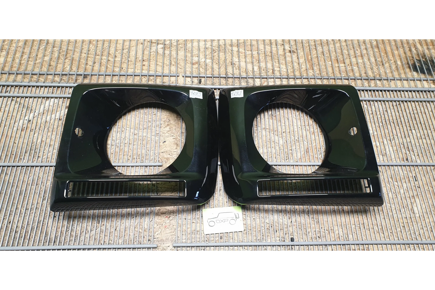 Mercedes-Benz G-Class W463 Headlight cover molding set - headlight cover