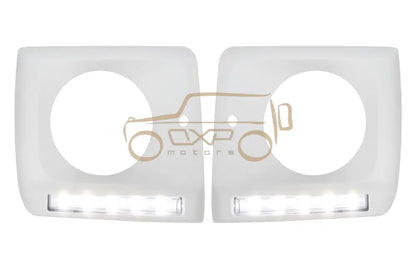 Mercedes-Benz G-Class W463 Headlights Covers with LED DRL Daytime Running Lights
