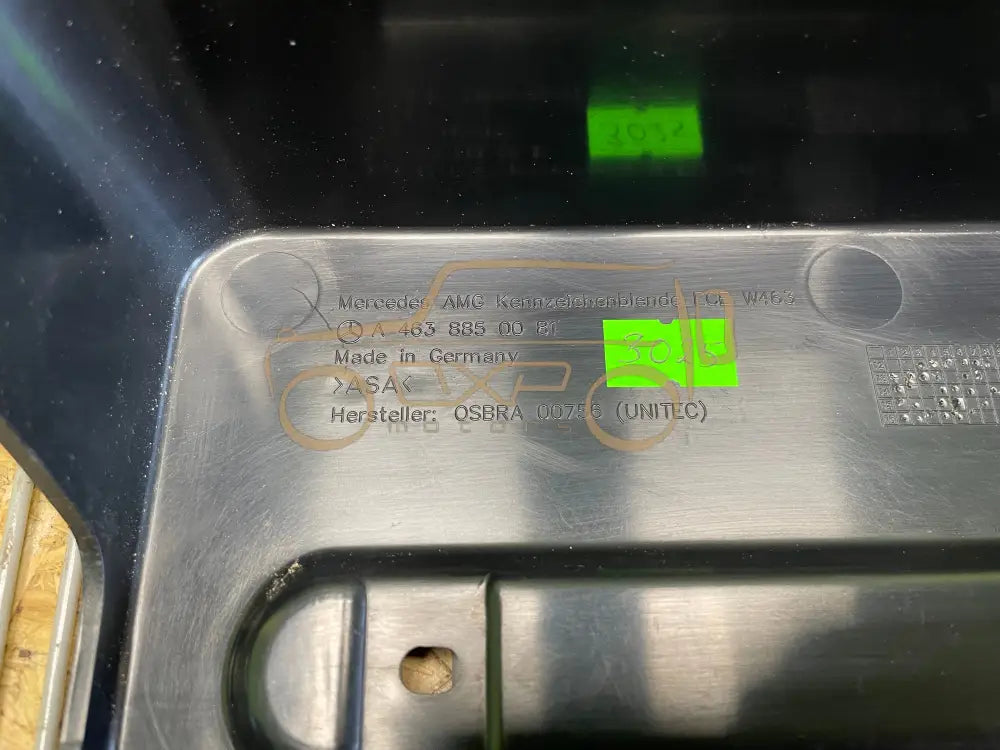 Mercedes-Benz G-Class W463 License plate holder - license plate holder