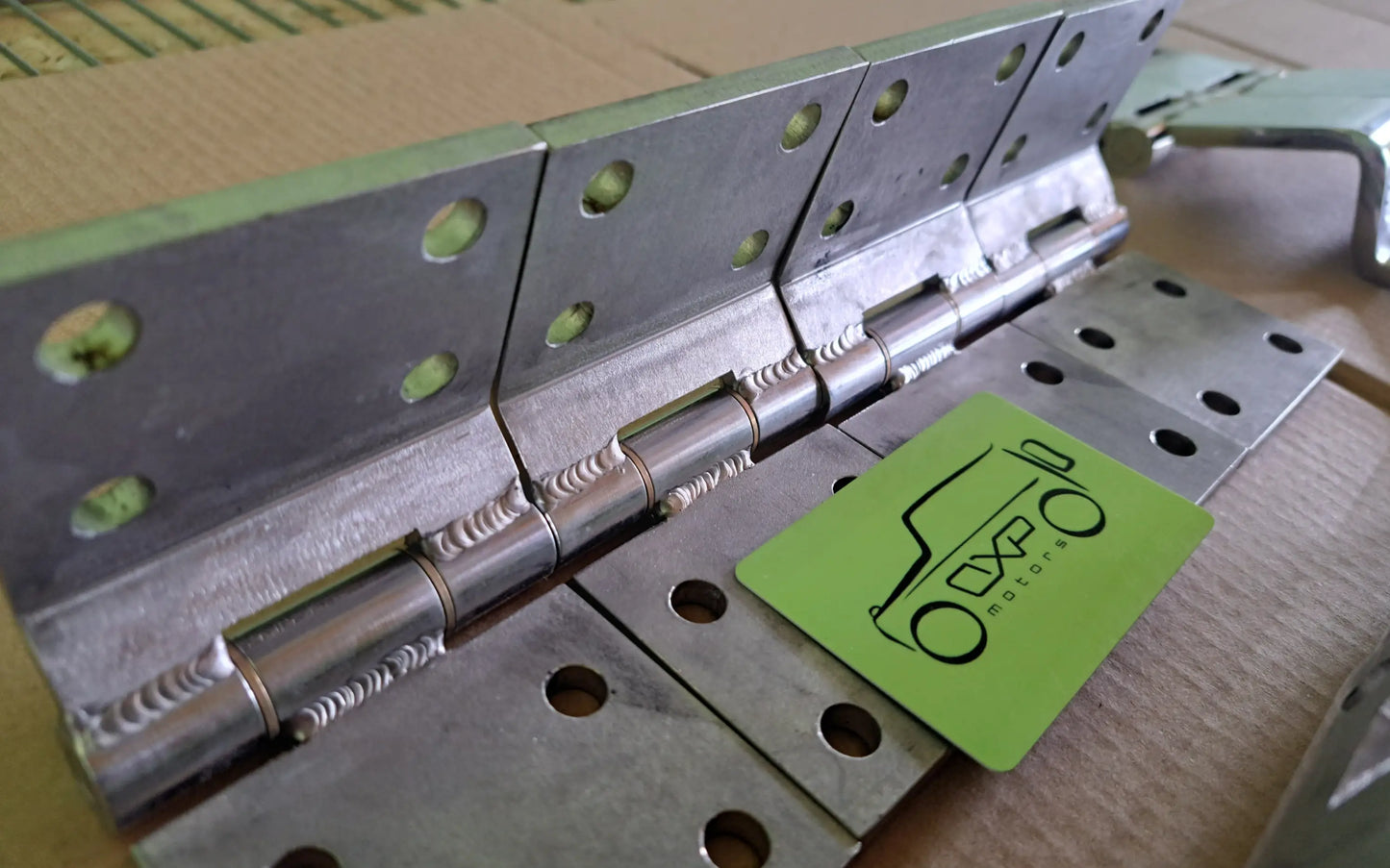 Mercedes-Benz G-Class W463 Stainless Steel Doors Hood + Trunk Door Hinge Set 12 pcs - hinge set