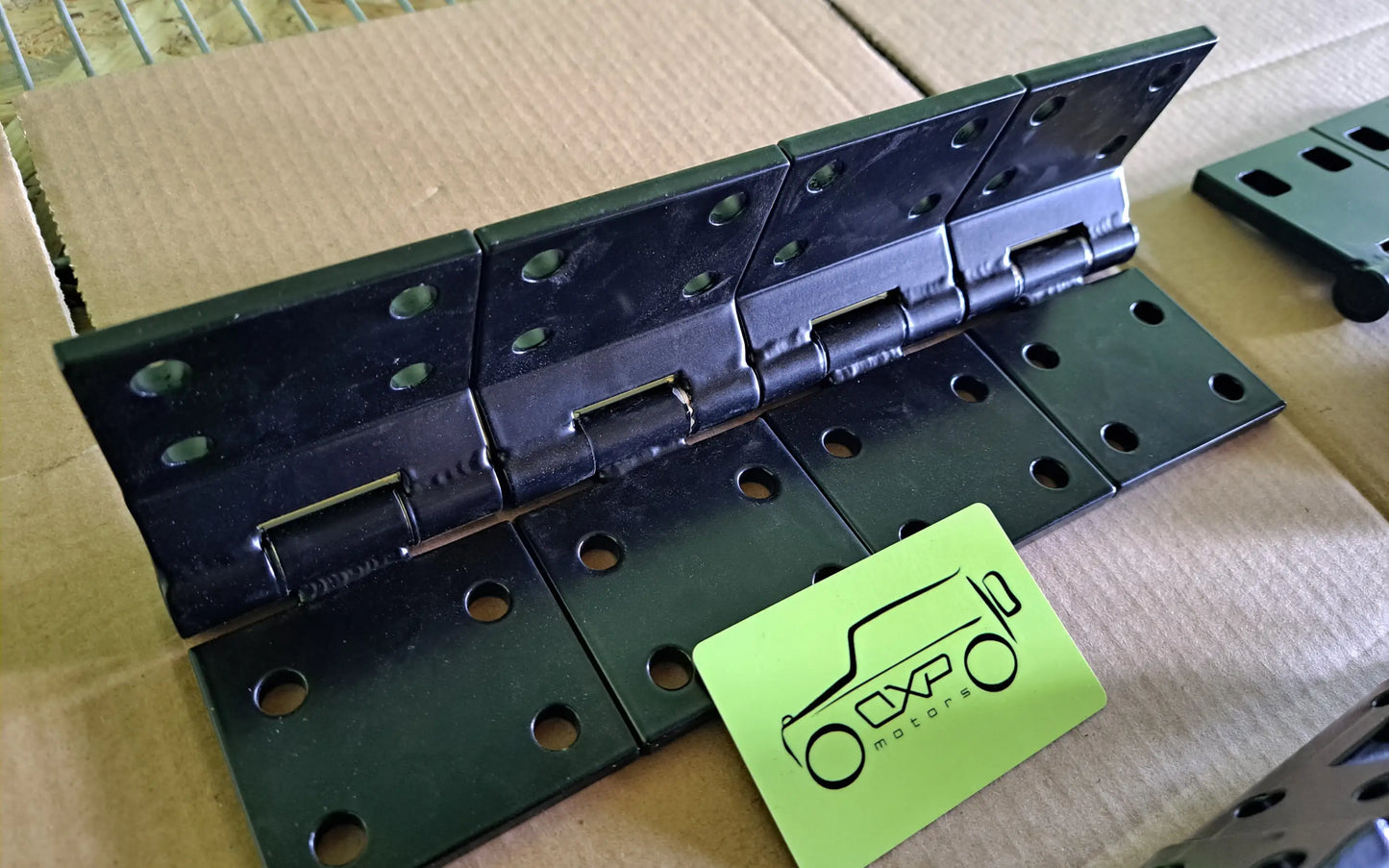 Mercedes-Benz G-Class W463 Stainless Steel Doors Hood + Trunk Door Hinge Set 12 pcs - hinge set