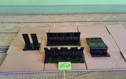 Mercedes-Benz G-Class W463 Stainless Steel Doors Hood + Trunk Door Hinge Set 12 pcs - hinge set