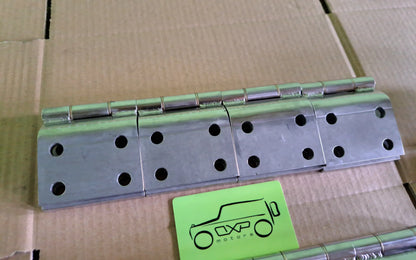 Mercedes-Benz G-Class W463 Stainless Steel Doors Hood + Trunk Door Hinge Set 12 pcs - hinge set