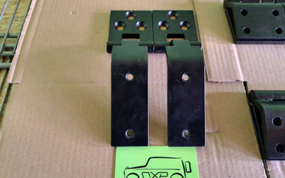 Mercedes-Benz G-Class W463 Stainless Steel Doors Hood + Trunk Door Hinge Set 12 pcs - hinge set