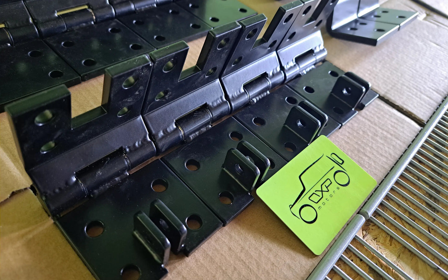 Mercedes-Benz G-Class W463 Stainless Steel Doors Hood + Trunk Door Hinge Set 12 pcs - hinge set