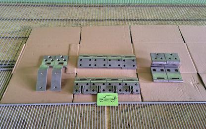 Mercedes-Benz G-Class W463 Stainless Steel Doors Hood + Trunk Door Hinge Set 12 pcs - hinge set
