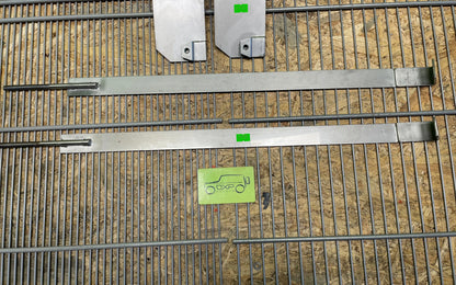 Mercedes-Benz G-Class W463 NEW Stainless steel fuel tank strap set