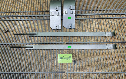 Mercedes-Benz G-Class W463 NEW Stainless steel fuel tank strap set