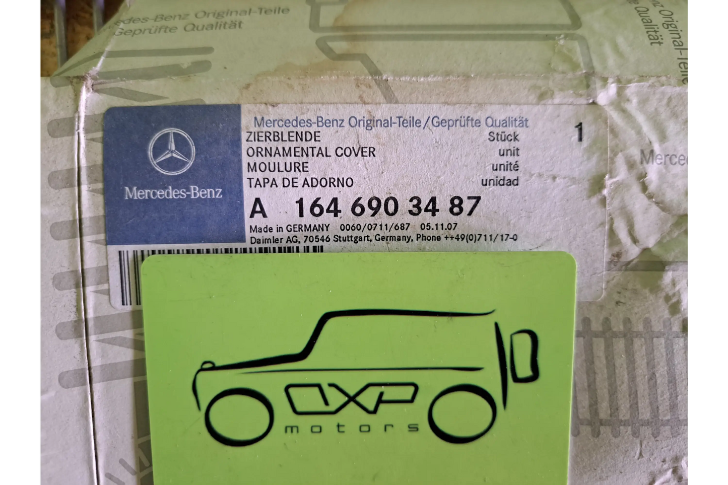 Mercedes-Benz ML W164 Rear Left Door Vertical Trim - vertical trim