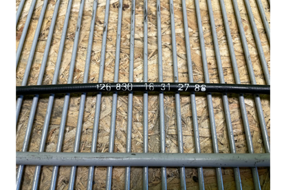 Mercedes-Benz S-Class W126 Heater unit flap cable pull rear genuine - heater unit flap cable