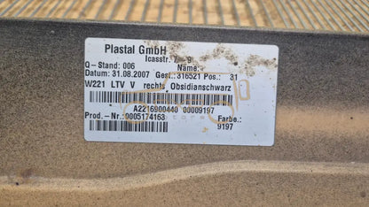 Mercedes-Benz S-Class W221 Right Side Skirt