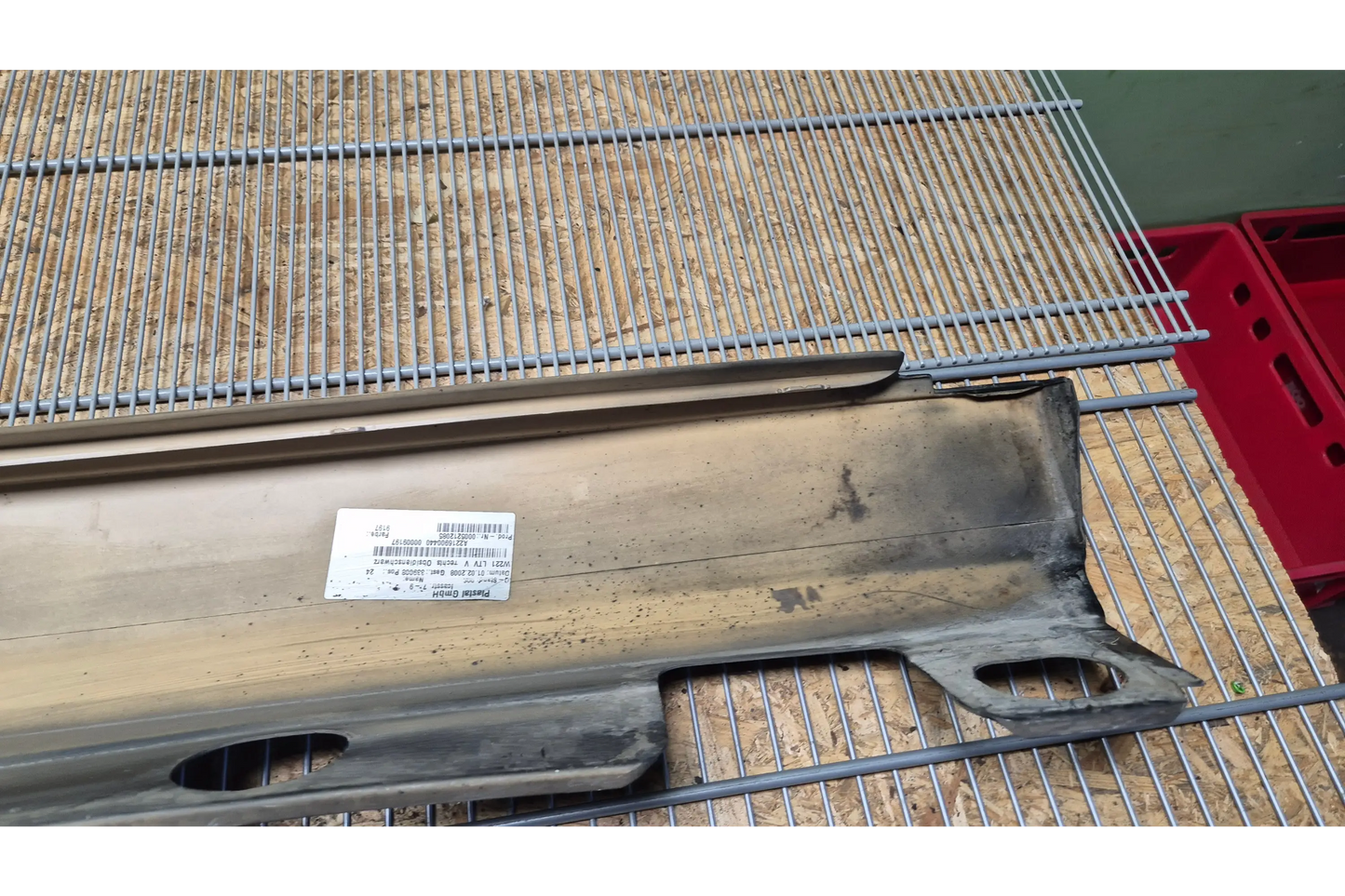 Mercedes-Benz S-Class W221 side skirt cover right - side skirt cover