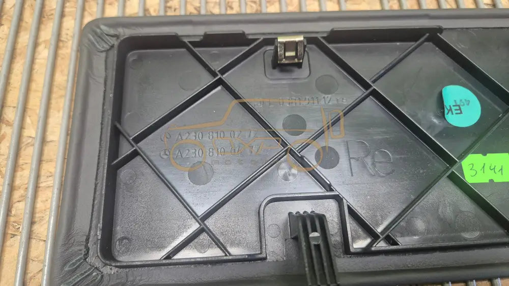 Mercedes-Benz SL R230 Leather storage cover trim rear right - storage cover