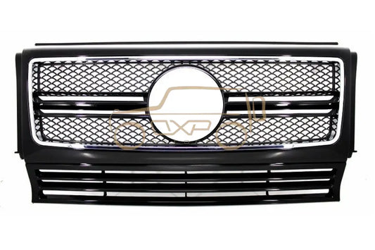 Mercedes G-Class W463 (1990-2012) G65 Design Piano Black Chrome Frame