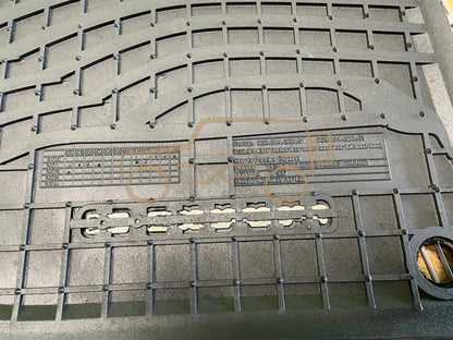 Porsche Cayenne 958 Weather Plastic Floor Mats Front Set - floor mats