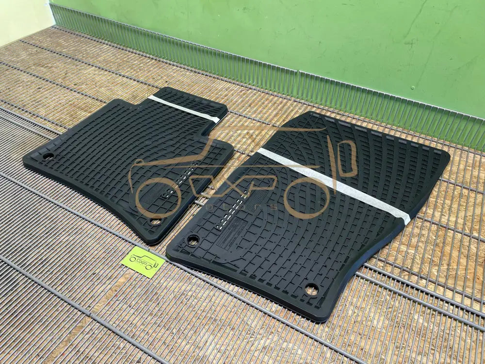 Porsche Cayenne 958 Weather Plastic Floor Mats Front Set - floor mats