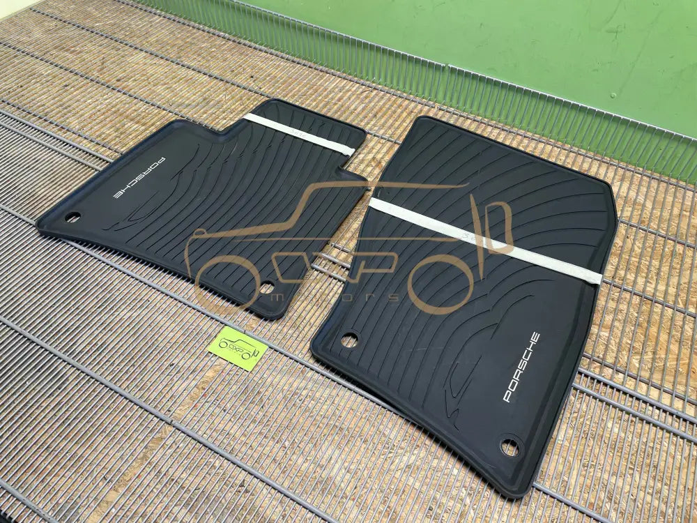 Porsche Cayenne 958 Weather Plastic Floor Mats Front Set - floor mats