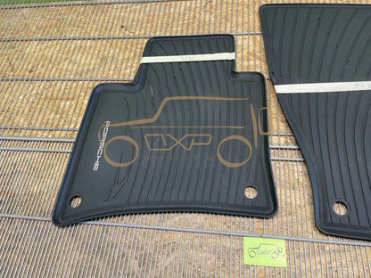 Porsche Cayenne 958 Weather Plastic Floor Mats Front Set - floor mats