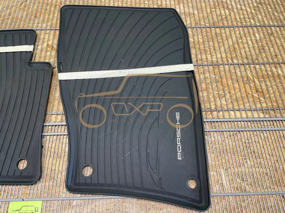Porsche Cayenne 958 Weather Plastic Floor Mats Front Set - floor mats