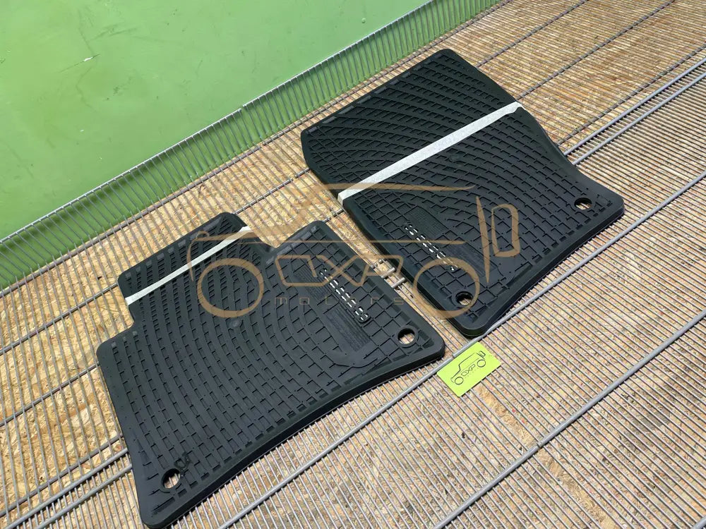 Porsche Cayenne 958 Weather Plastic Floor Mats Front Set - floor mats