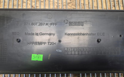 Porsche Panamera 971 license plate holder front bumper - license plate holder