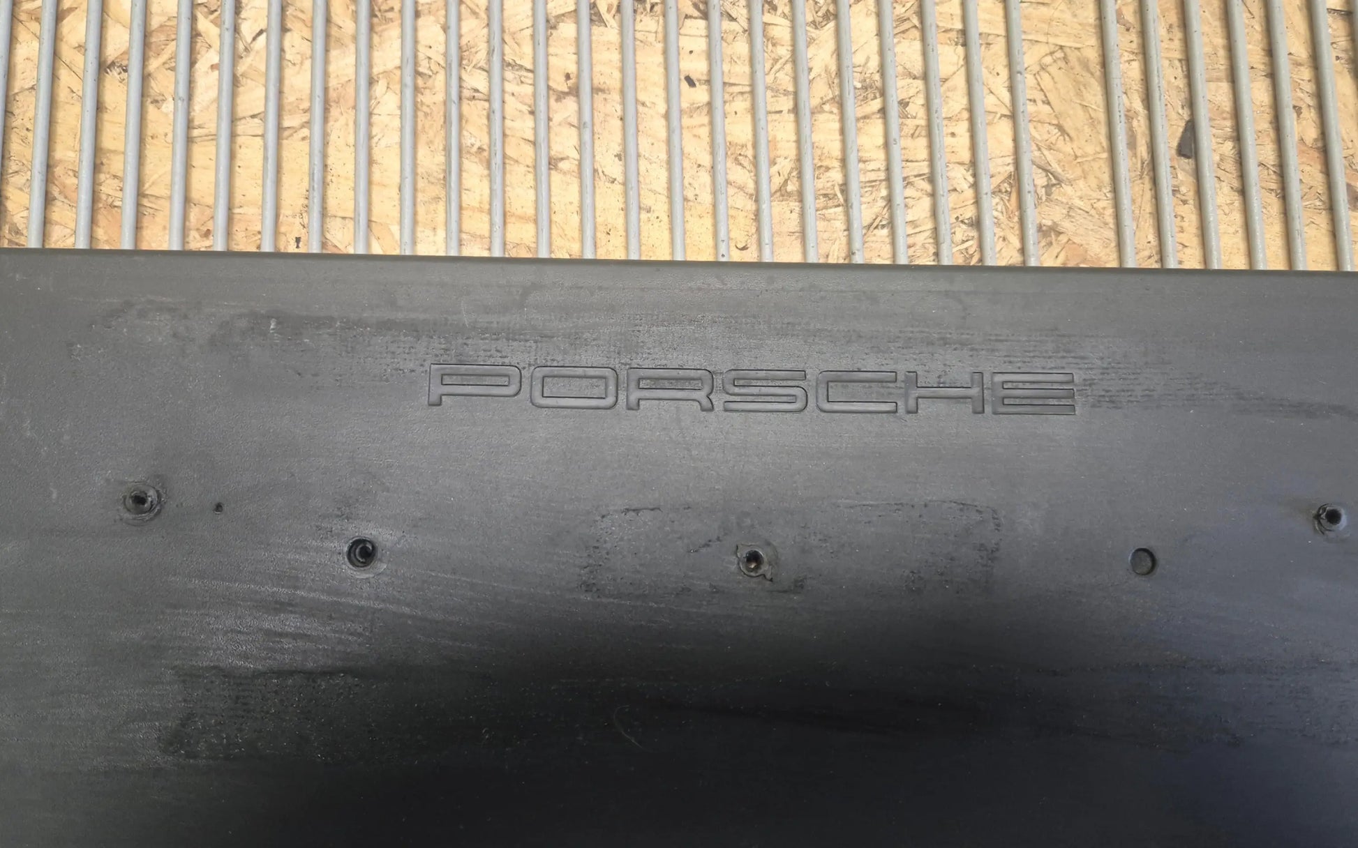 Porsche Panamera 971 license plate holder front bumper - license plate holder